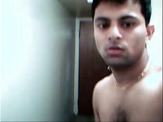 Indian gay allurement and masturbate off cam show