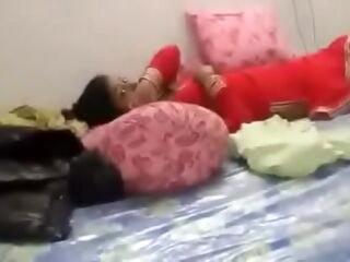 Indian teen couple engaged in sucking boobs and munching juicy  puss by humping smoothly